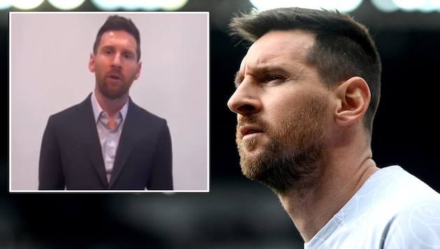 Lionel Messi hat sich per Videobotschaft bei seinen Fans gemeldet. (Bild: APA/AFP/Instagram@leomessi/krone.at-kreativ)