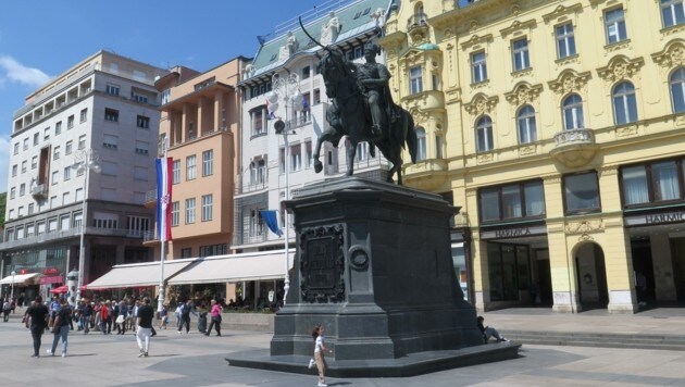 Touristen verirren sich wenige nach Zagreb (Bild: Schütz Markus)