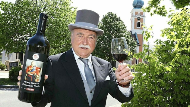 „Sir“ Willi Opitz mit der Weinsensation für König Charles III. und Queen Camilla