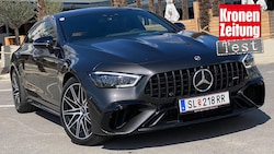 Der Mercedes-AMG GT 63 S E-Performance ist der stärkste Serien-Mercedes. (Bild: Stephan Schätzl)