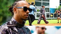 Lewis Hamilton zieht im Fahrerlager die Blicke auf sich. (Bild: APA/Getty Images via AFP/GETTY IMAGES/Jared C. Tilton, APA/Rudy Carezzevoli)