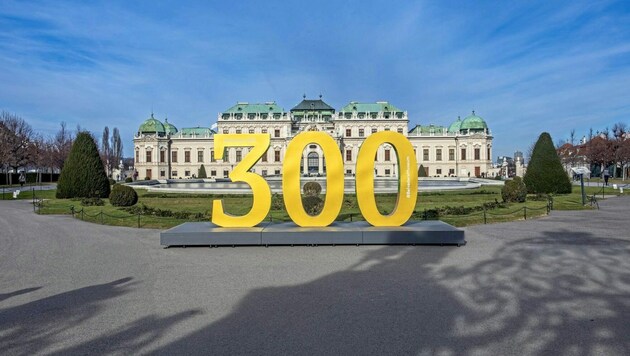 Das Obere Belvedere feiert seinen 300er. (Bild: Belvedere Wien, Foto: Johannes Stoll)
