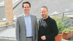 Bildungsstadtrat Christoph Wiederkehr (Neos) zieht Bildungsexperte Matthias Strolz zurate. (Bild: Tomschi Peter)