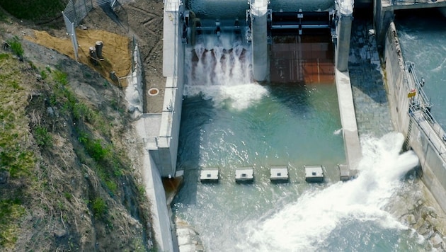 Die Sillwehr regelt den Wasserzufluss zum Kraftwerk Untere Sill. (Bild: zVg (Symbolbild))