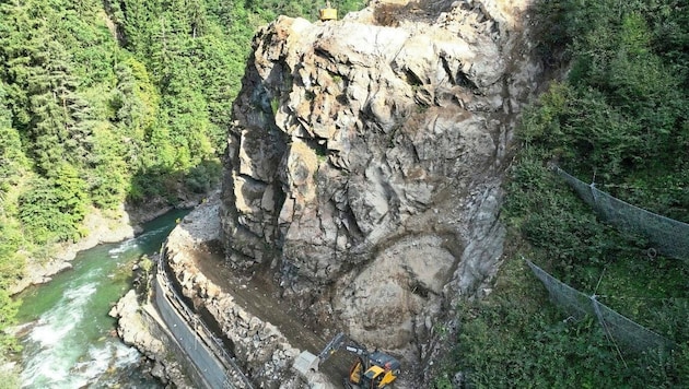 Seit Jahren laufen die Bauarbeiten in der Lieserschlucht.  (Bild: Land Kärnten Abteilung 9)