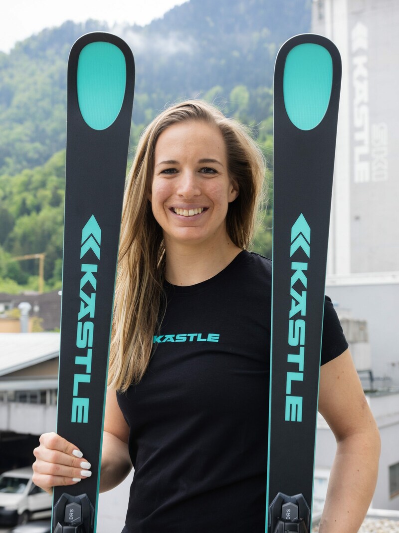 Jasmine Flury setzt auf Kästle. (Bild: Kästle GmbH)