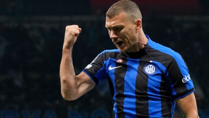 Landsmann Edin Dzeko könnte mit Inter Mailand die Champions League gewinnen (Bild: Copyright 2023 The Associated Press. All rights reserved)