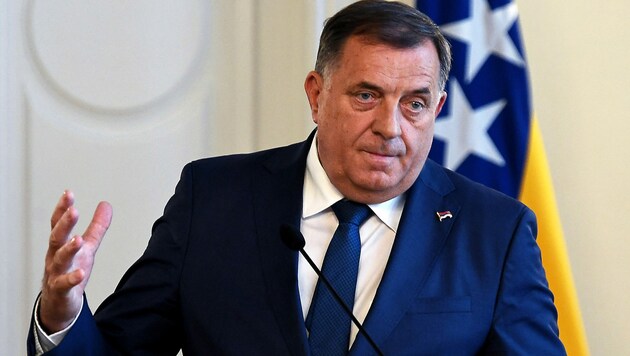 Präsident Milorad Dodik (Bild: APA/AFP/ELVIS BARUKCIC)