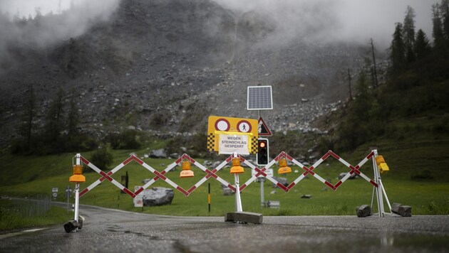 Landslide in Switzerland (archive photo) (Bild: APA/KEYSTONE/GIAN EHRENZELLER)