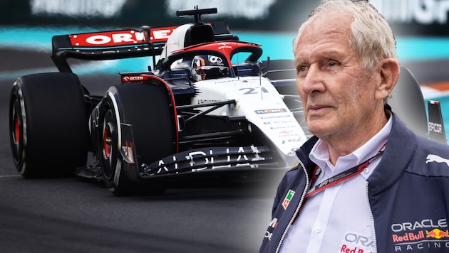 Helmut Marko äußert sich zu den AlphaTauri-Berichten. (Bild: APA/EXPA/JOHANN GRODER/GETTY IMAGES/Mark Thompson)