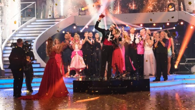 Jubel beim „Dancing Stars“-Finale 2023 (Bild: ORF)