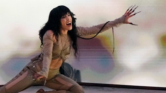 Loreen performt ihren ESC-Sieger-Song „Tattoo“. (Bild: APA/AP Photo/Martin Meissner)