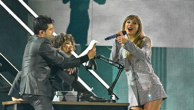 Taylor Swift im „Allegiant Stadium“ in Las Vegas, Nevada (Bild: www.VIENNAREPORT.at/Tom Donoghue/POLARIS)