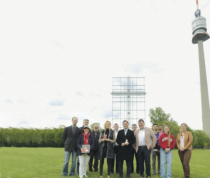 Die ersten Unterstützer für eine Umbenennung des Donauparks formieren sich. (Bild: Gerhard Bartel)
