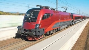 Railjets düsen jetzt wieder durch das Tullnerfeld – und der Pendler-Frust fährt mit.  (Bild: OEBB Harald Eisenberger)