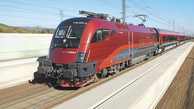 Railjets düsen jetzt wieder durch das Tullnerfeld – und der Pendler-Frust fährt mit.  (Bild: OEBB Harald Eisenberger)