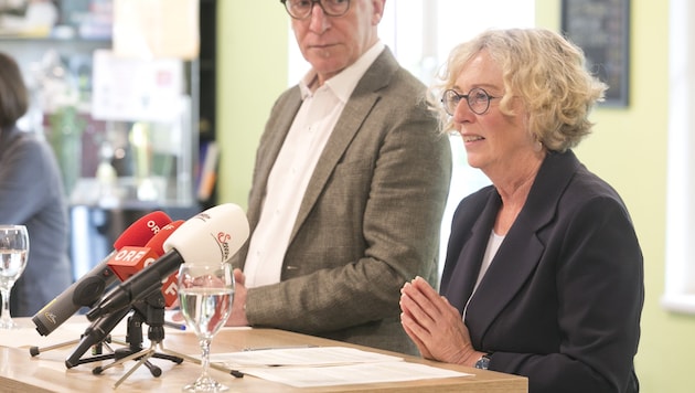 Nur zu zweit saßen Johannes Rauch und Katharina Wiesflecker bis 2004 im Landtag. 2014 rückten sie in die Regierung. (Bild: Land Vorarlberg/ Mathis Fotografie)