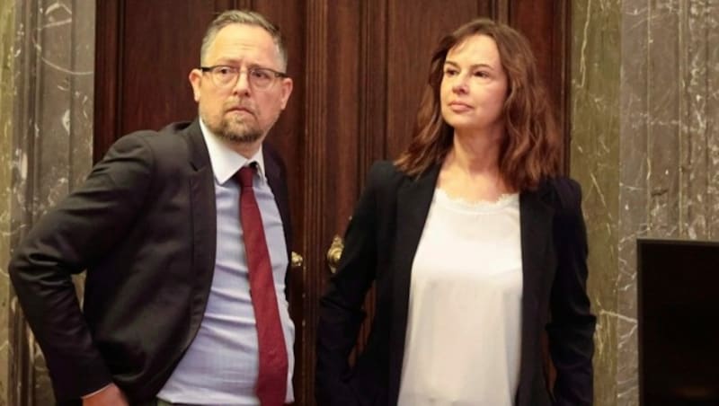 Sophie Karmasin wird von Anwalt Norbert Wess vertreten. (Bild: KRISTIAN BISSUTI)