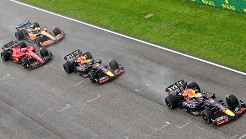 Der Formel-1-Grand-Prix von Imola droht buchstäblich ins Wasser zu fallen. (Bild: AFP or licensors)