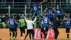 Grenzenloser Jubel: Inter Mailand steht im Champions-League-Finale! (Bild: Copyright 2023 The Associated Press. All rights reserved)