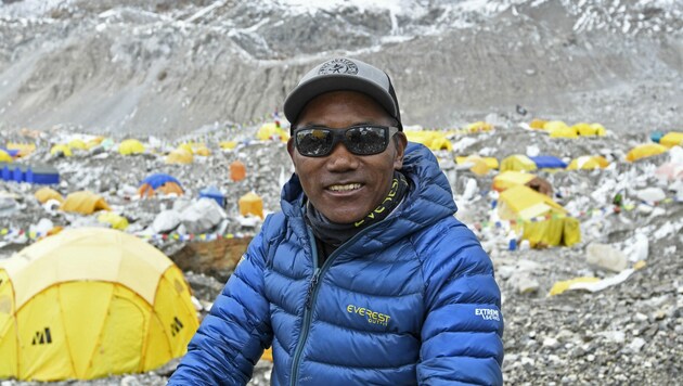 Der erfahrene Bergführer hat seinen eigenen Rekord ausgebaut. (Bild: AFP)