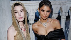 Anne Hathaway und Zendaya bei der Bulgari- (Bild: 2023 Getty Images)