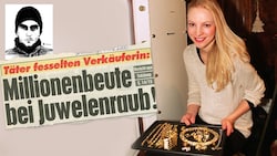 Einige Tage nach dem Raub im Jahr 2000 konnte Juniorchefin Claudia Haasmann schon wieder lachen. (Bild: Markus Tschepp Krone KREATIV)