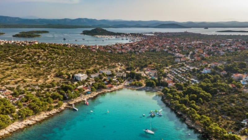 In der Bucht Slanica liegt der berühmteste Strand der Insel Murter. (Bild: Aleksandar Gospić)