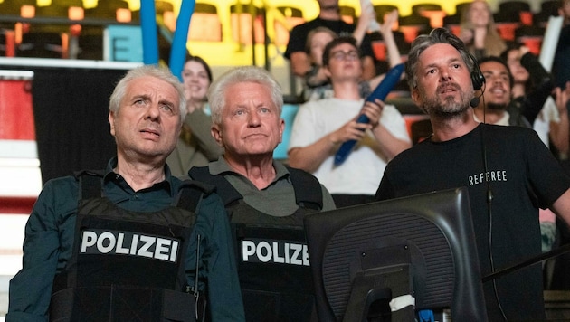 Miroslav Nemec als Hauptkommissar Ivo Batic und Udo Wachtveitl als Hauptkommissar Franz Leitmayr sind bereits seit 1991 beim „Tatort“ dabei. (Bild: BR Bavaria Fiction)