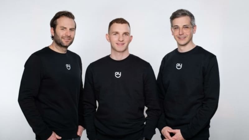 Sie gründeten die Plattform Paydora Finance: Christofer Trowe, Claudio Wilhelmer und Matthias Seiderer (v. li.). (Bild: Paydora Finance GmbH)