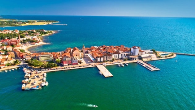 Die mediterrane Hafenstadt Umag liegt im Norden der Region Istrien. (Bild: xbrchx/Shutterstock)