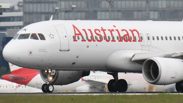 Ein AUA-Airbus am Flughafen Wien-Schwechat (Symbolbild) (Bild: P. Huber)