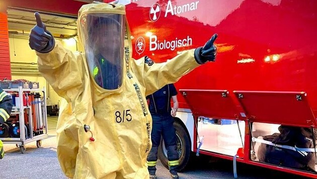Geschafft! Die Teilnehmer hatten sichtlich Spaß. (Bild: FF STeinbrunn)