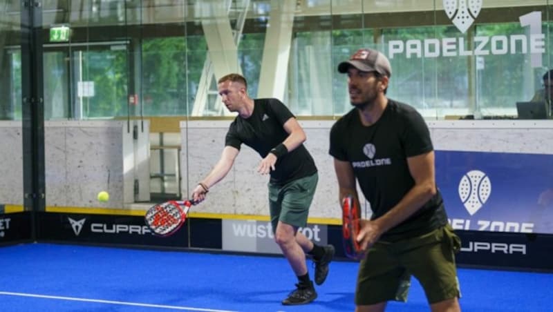 Marc Janko servierte gut, zeigte auch starke Schmetterbälle und gefühlvolle Volleys. Trotzdem war er mit Dominik Bierent chancenlos. (Bild: e-motion/Bildagentur Zolles KG/Axel Guelcher)