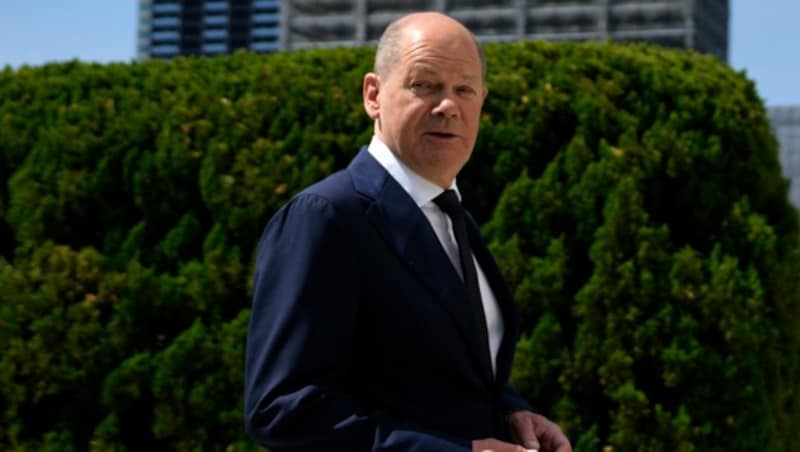 Deutschlands Bundeskanzler Olaf Scholz (Bild: AFP)