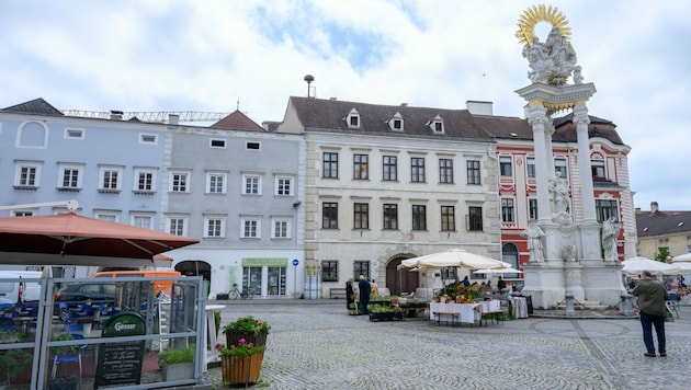 Unter anderem im Visier: der Dreifaltigkeitsplatz in der Kremser Innenstadt (Bild: Attila Molnar)
