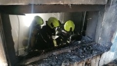 Perfekter Einsatz der Feuerwehren in Horitschon. (Bild: FF Horitschon)