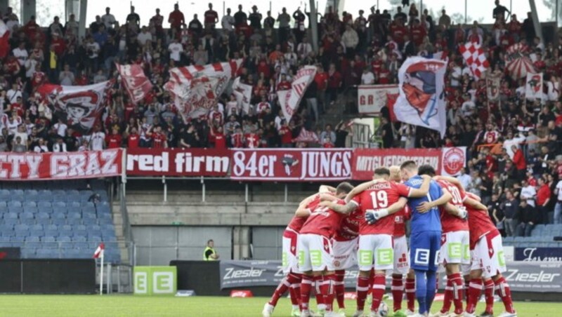 Am Freitag braucht es gegen Amstetten wieder den Rückhalt der Fans. (Bild: GEPA pictures)