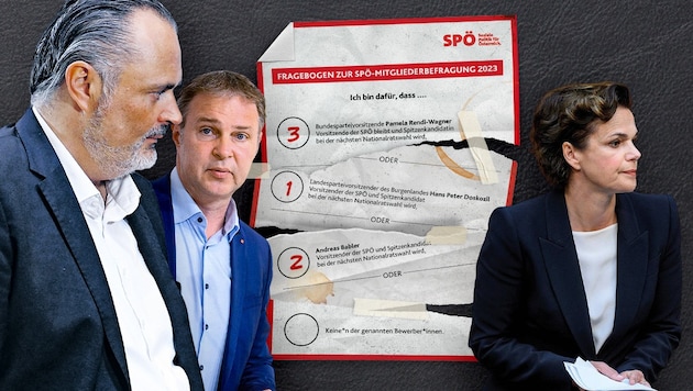 (Bild: Krone KREATIV, SEPA (2), APA, SPÖ, stock.adobe.com)