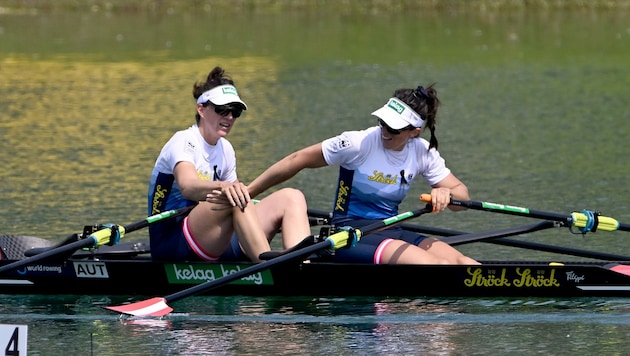 Katharina (li.) und Magdalena Lobnig mussten zuletzt kürzer treten, brachen sogar das Trainingslager in Slowenien ab. (Bild: zVg)