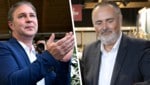 Andreas Babler gegen Hans Peter Dosjkozil: Je 45 Minuten Redezeit am Parteitag für die potenziellen SPÖ-Chefs. (Bild: APA, Krone KREATIV)