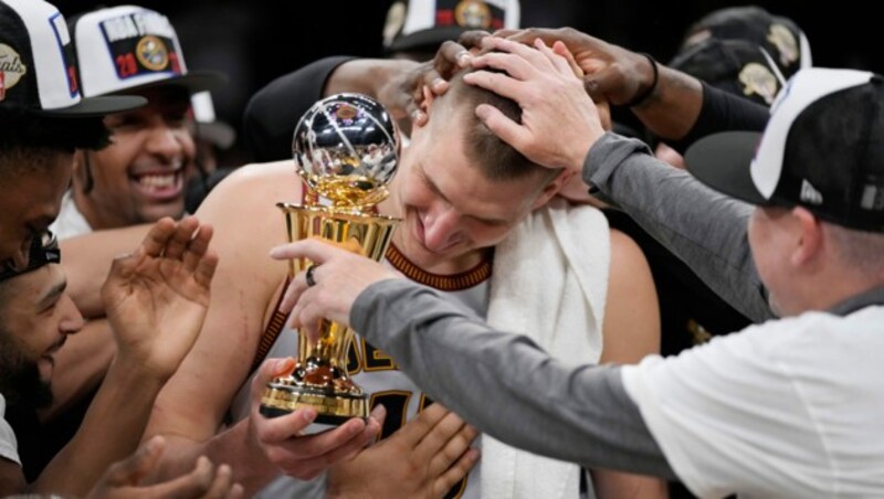 Nach dem Conference-Titel gelang im NBA-Finale gegen Miami der große Wurf (Bild: AP Photo/Ashley Landis)