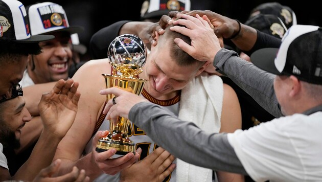 Nikola Jokic und Co. sind Conference-Champions. (Bild: AP Photo/Ashley Landis)