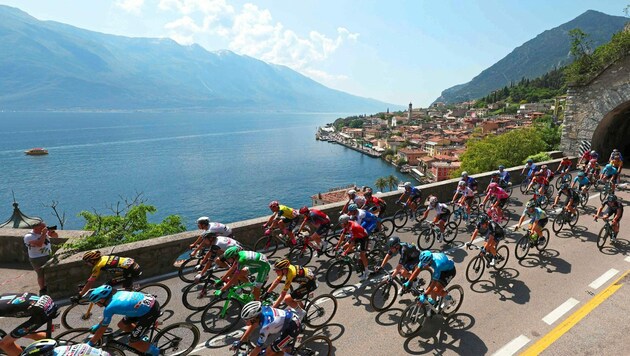 Der Giro d´Italia zählt zu den drei größten Radrundfahrten der Welt. (Bild: AFP)