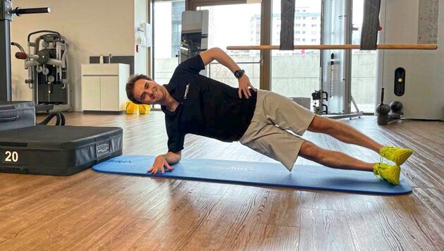 Tagelanges Schuften im Fitnessstudio - jetzt kehrt Lucas Auer zurück ins Mercedes-Cockpit. (Bild: zVg.)