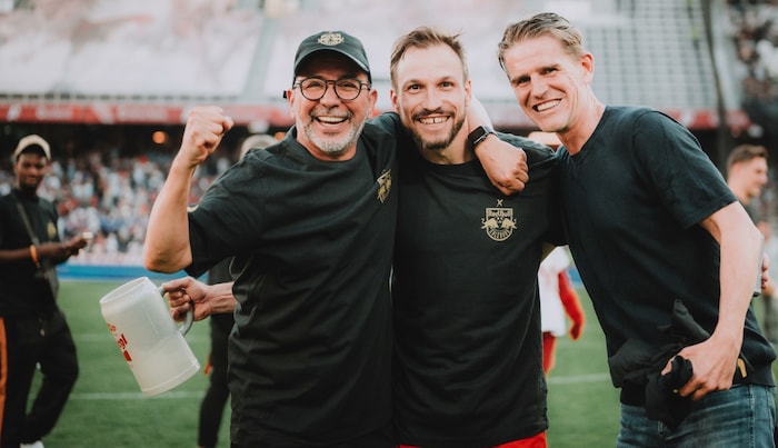 Klublegenden: Mustapha Mesloub, Andreas Ulmer, Christoph Freund.