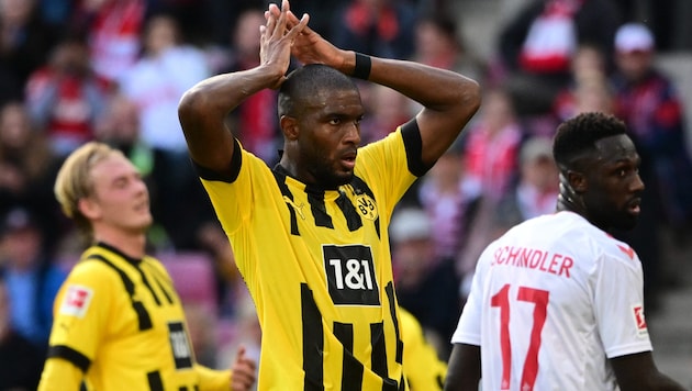 Von 2022 bis 2023 kickte Anthony Modeste für Borussia Dortmund. (Bild: APA/AFP/INA FASSBENDER)