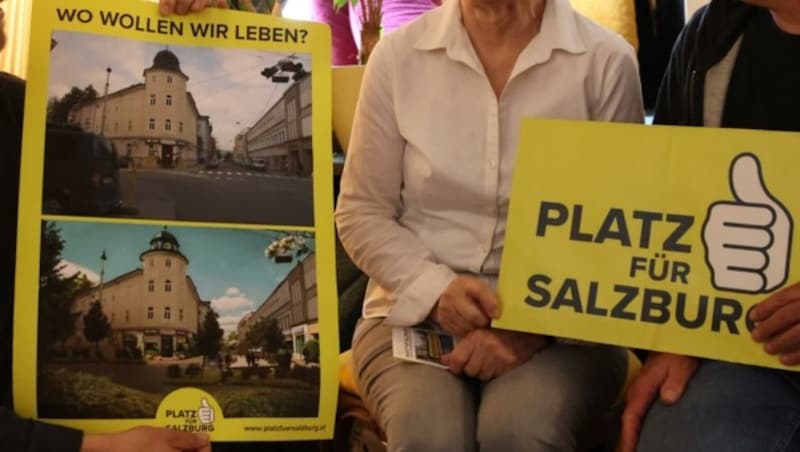 In 22 Schritten, die einfach umsetzbar sein sollen, will die „Plattform für ein lebendiges Salzburg“ mehr Platz in der Stadt für die Salzburger schaffen. (Bild: Tröster Andreas)