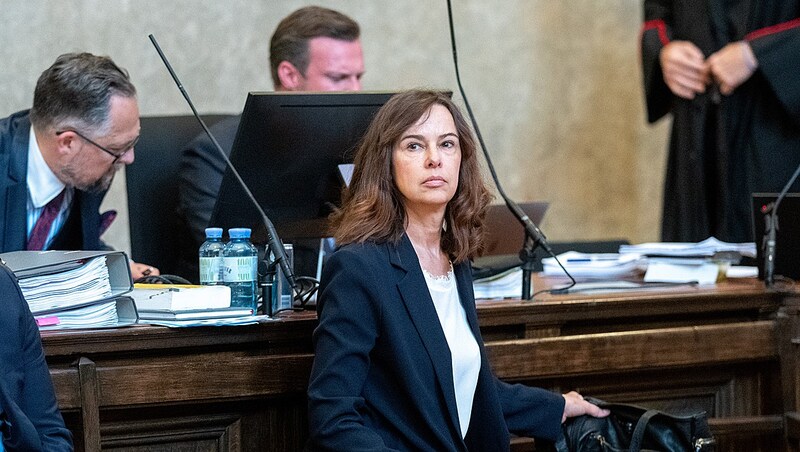 Sophie Karmasin in the Vienna Regional Court 2023 (Bild: APA/GEORG HOCHMUTH)