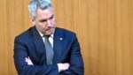 Bundeskanzler Karl Nehammer am Mittwoch im Nationalrat (Bild: APA/ROLAND SCHLAGER)